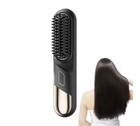 Hair Straightener | Professional Rechargeable Portable Comb,Cordless 4 Temperature Settings Flat Iron,for Men Short Long Curly Wavy Travel Beach Home Salon Styling