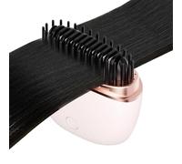 Hair Straightener | Wireless Rechargeable Portable Straightening Comb, Temperature Control 3 Speeds Travel Hair Straightener, For Short Long Curly Wavy Styling Beach Salon Home