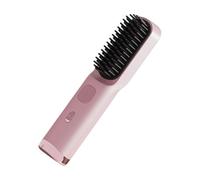 Hair Straightening Brush - 4 Temperatures Fast Heating Anti-Burning - Wireless Hair Straightener Fast Heat - For Women Girls Long Hair Short Thin Thick Home Office Travel Outdoor