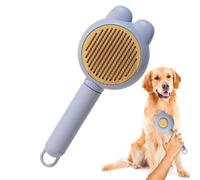 Hair Straightening Brush for Cats - Cat Straightening Brush, Cat Grooming Brush | Long Hair Cat Brush, Anti-Lost Brush for Cats and Dogs, Smooth Brush for Pets