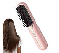 Hair Straightening Brush - Styling Tools with 3 Temperature Settings, Hot Straightening Brush | For Outdoor Use Travel Holidays and Morning Hurry