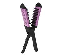 Hair Straightening Brush V-Shape Styling Comb Double Sided Flat For Barber Shop