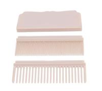 Hair Straightening Comb, Home and Travel Professional Salon Hair Styling Tool with Skin Color White Comb Teeth Clip On, Compatible with Various Flat Irons for Home Use, Salons