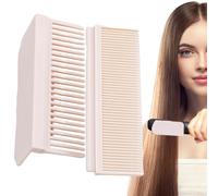 Hair Straightening Comb - Professional Heating Comb, with Thick Teeth Straightening Tool | Electric Frizzy Curly Hair, Afro, Suitable for Home Travel Beauty Salon