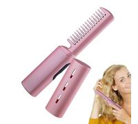 Hair Straightening Comb, Styling Accessory with USB Charging - Wireless Hair Straightening Brush | For Women Mom Home Travel Indoor Outdoor Salons Dorms