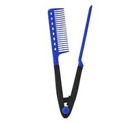 Hair Straightening Comb | V-Straightener for Smooth Hair, Straightener Comb for Hairstyles with Handle - For Home Travel Outings Hotel Appointments