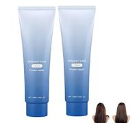Hair Straightening Cream, Conditioner Cream, Smoothing Detangler Nail, Correcting Cream, non-greasy Hair oil, Smoothing Straightening, Nourishing Hair for frizzy, dull or coarse hair (2Pcs)