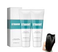 Hair Straightening Cream,Protein Straight Bond For Hair,Straight Hairs Cream Protein Repair,Silk & Gloss Protein Hair Straightening Cream For Curly Hair (2pcs)