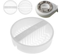 Hair strainer for shower, 1 piece, white, compatible with Viega Tempoplex from year of construction 2006 to present, replacement dip tube hair trap shower for model 6961.96, 582 951