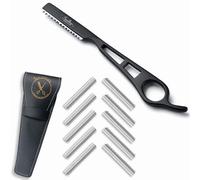 Hair Styling Barber Thinning Razor Comb | Stainless Steel Thinning Comb, Ideal Feather Styling razor, Hair Texturizing and Layering Tool for Salon and Home Use