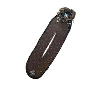 Hair Styling Clips Handmade Embroidered Flower Bun Flower Bun Roller Lazy Curler Cozy Maker Quick And Easy Curling Tool For Long Hair Girls Clips (D, One Size)