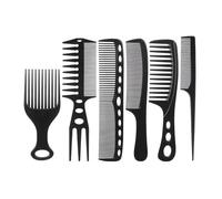 Hair Styling Comb Set Professional Barber Hair Comb Antistatic 6Pieces Hairdressers Set For All Type Antistatic Cutting