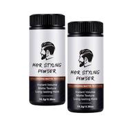 Hair Styling for Men - 2PCS Oil-Free Matte Finish Texture with Long-Lasting, Instant Volume for Thin, Thick, Straight, Curly Hair, Compact Hair with No Oil or Greasy Residue, 10g