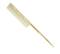 Hair Styling Pointed Tail Comb, Metal Bristle Teasing Hair Brush, Root Teasing Comb Precision Styling Tool, Long-Lasting C-omb Build, Modernized S-tyling Process, 23.5x2.7cm, For Salon Or Personal Use
