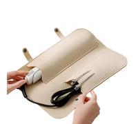 Hair Styling Pouch - Portable Curler Straightener Case, Thermal Protection Travel Bag, Organizer for Comb Brush Clipper | Salon Counter Dresser Accessory, Ideal for Home Holiday Trip Use