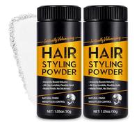 Hair Styling Powder, 2Pack Hair Texture Powder For Men, Adds Volume and Texture, Alll Day Invisible, Flexible Hold, Long-lasting, Matte Finish, No Stickiness 2 x 30g