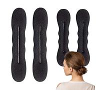 Hair Styling Set - 25cm Foam Sponge Machine 4 Large Small Pillows Flower Tool | Lightweight Donut Shaper Updates, Easy