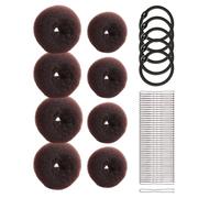 Hair Styling Set,Donut Styling Hair Bun Shaper Tools | Simple Fast Doughnut Hair Bun Maker Set for Role Playing, Party, Dating, Dancing