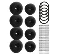 Hair Styling Set, Hair Bun Maker Set, 53 x Hair Bun Styling Doughnut Shaper Tool Set, Hair Accessories, Hair Donut Bun Making Tool for Dancers, Ballet Women, Girls