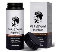 Hair Styling Texturizing Powder Matte Look Hair Powder Strong Hold & Natural TexturePowder Hair VolumePowder For All Hair Types No Grease Hair TexturePowder Easy To Apply (Black 10.2g)