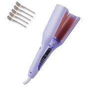 Hair Styling Tool with Negative Ionic Technology, Homessencials Hair Styling Tool with Negative Ionic Technology, 4 Gears Double-Sided Heating, Long Lasting, for Travel & Home (Purple)