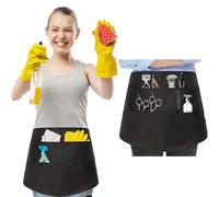 Hair Stylist Apron Adjustable Barber Apron with 4 Pockets for Men Women Waterproof and Bleach-proof Hairdressing Aprons Hairstylist Essentials for Salon Cosmetology (2)