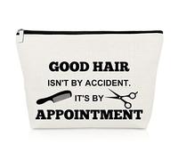 Hair Stylist Gifts Funny Makeup Bag Hairdresser Gifts for Women Hair Dresser Appreciation Gifts Cosmetic Bag Birthday Gifts Graduation Gifts for Hairdresser Travel Toiletry Pouch Retirement Gifts