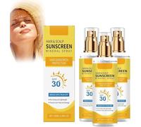 Hair Sun Protection Spray, Scalp Sunscreen, Uv Hair Protector Spray, SPF30, Non-Greasy And Waterproof Formula, Prevents Fade Dryness, Perfect for Beach, Hiking, Running (3)