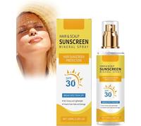 Hair Sun Protection Spray, Scalp Sunscreen, Uv Hair Protector Spray, SPF30, Non-Greasy And Waterproof Formula, Prevents Fade Dryness, Perfect for Beach, Hiking, Running (1)