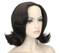 Hair Tails Upturned Wig Women's Pixie Cut Short Wigs Heat-Resistant Synthetic Comfortable Breathable Short Curly Wigs Suitable for Daily Gatherings (B 14in)