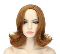 Hair Tails Upturned Wig Women's Pixie Cut Short Wigs Heat-Resistant Synthetic Comfortable Breathable Short Curly Wigs Suitable for Daily Gatherings (A 14in)
