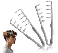 Hair Texture Comb, Magic Comb for Root Volume, Wide Tooth Styling Comb for Seamless Grooming, Unisex Professional Styling Tools, Texturising Comb for All Hair Types(Gray)
