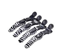 Hair Theory Pro Zebra Croc Clips White (4)