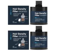 Hair thickening powder, dark brown, 4g/0.14oz - 48-hour waterproof hold, perfect coverage, includes mirror and sponge in the compact, specially designed for thinning hairlines