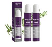 Hair Thickening Serum, Hair Growth Serum Roll-On, Stimulates Hair Growth, Refreshing Leave-in Roll-On for Thinning Hair, Reduces Hair Loss, for Men and Women (2 Pieces)