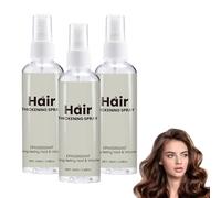 Hair Thickening Spray, Hair Volumizer Spray, Thickening & Volumizing Sprays for Instantly Thicker and Fuller-Looking Hairs, Protects, Strengthens & Repairs with Peptide & Amino Acids (3Pcs, 300ml)