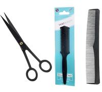 Hair Thinning Comb Double Sided Trimmer Styling Razor and 6 Inch Professional Hairdressing Barber Scissors With Style Comb