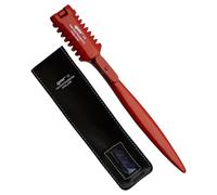 Hair Thinning Comb Hair Thinning Razor Stainless Steel Styling Tool | Stainless steel hair thinning comb with hair thinning razor design for easy layering, shaping, and styling.