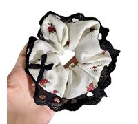 Hair Tie Black Multi Layer Hair Rope Lacework Scrunchies Princess At Large Multi Layer Tie Laciness Hair Tie Hair Rope