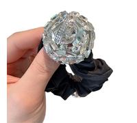 Hair Tie Shimmering Full Rhinestones Hair Rope Heart Blingbling Scrunchies Princess at Large Ties