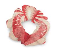 Hair Ties Hair Accessories Ponytail Holders Sparkling Red Stripes Printed Elastic Hair Scrunchies Hair Accessories