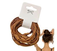 Hair Ties No Damage | 10PCS High-Elastic Multi-Coloured Hair Bands for Women & Girls | Ponytail Holders, Soft Rubber Hair Ropes for Daily Use, Sports & Styling