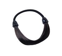 Hair Ties No Damage Hair Elastic Wig Synthetic Wig Realistic Rubber Accessory Ponytail Holder Care Small Elastic Bands (B, One Size)