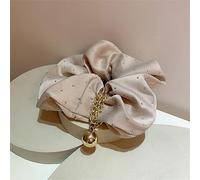 Hair Ties,Scrunchies, Retro Satin Hot Diamond Hair Circle Socialite Flower Headdress Hair Rope