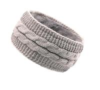 Hair Ties Winter Fleece Hair Accessories Autumn Winter Wool Knitted Headbands European Warm Keeping Sports Headbands & Ear Bun Maker (E, 22X11CM)