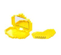 Hair Tip Trimmer - Fringe Shaver Brush with Mirror - Heart Shape Open End Cutter for Personal Care at Home, Travel, Outdoor and Maintain