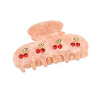 Hair Tips for Women - Hair Clippers, Acetate Hair Clips | Non Slip Hair Fears For Women Hair, Beautiful Acrylic Cherry Hair Clips For Hair