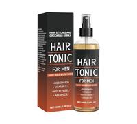 Hair Tonic Men, Hair Spray for Men with Sandalwood Scent - Texture Spray with Rosemary, Argan Oil, and Witch Hazel - Light Hold and Low Shine for Styling and Grooming