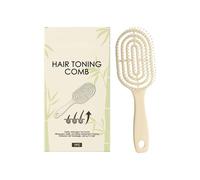 Hair Toning Comb,Detangling Hair Brush,Flexible Soft Pin Bristles,Does not Pull, Removes Tangles,Detangling Wet/Dry Hairs, Curly & Wet Hairs,Head Massaging Pro (1PCS)