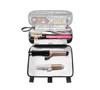 Hair Tool Bag - 41x14x9cm Portable Hair Styling Storage Organizer, Large Capacity Stylist Bag, Removable Heat Resistant Mat | Haircare Tool Organizer for Curling Iron Haircare Accessories Professional